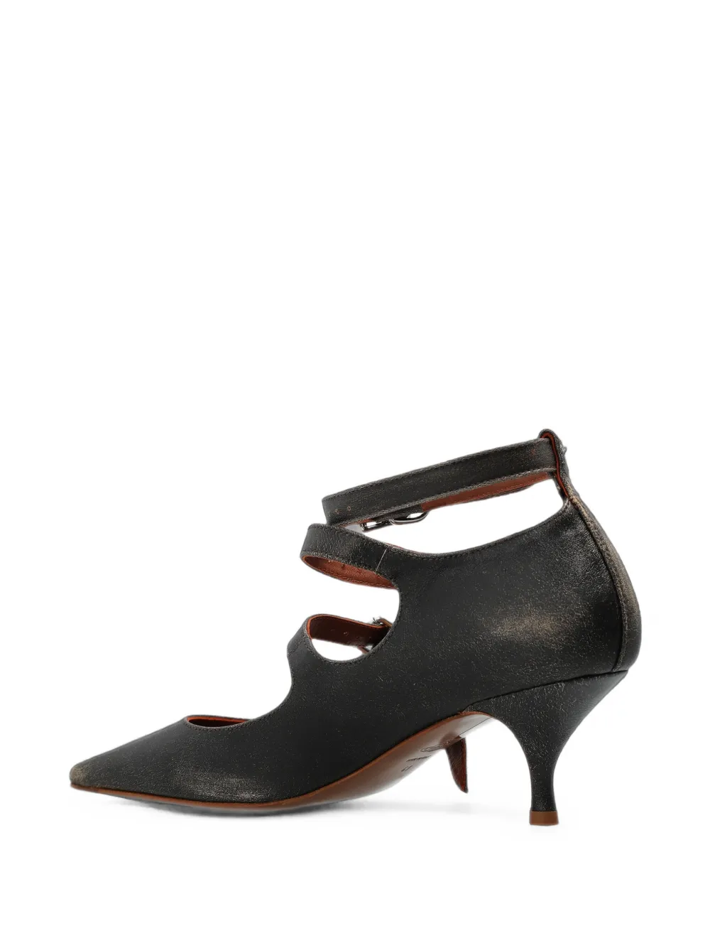Vivienne Westwood Napoli Kitten buckle-strap pumps Zwart