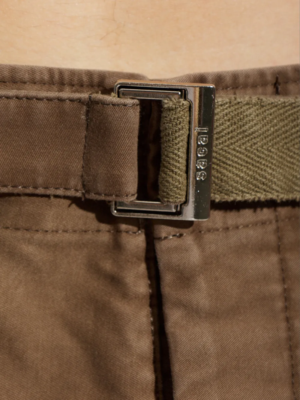 sacai Cropped broek Bruin
