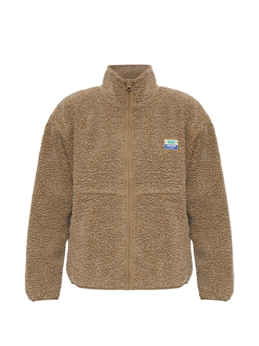 American Vintage Hoktown fleece turtleneck jacket