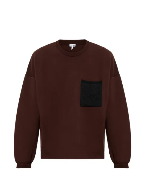 LOEWE Anagram-patch pocket sweater