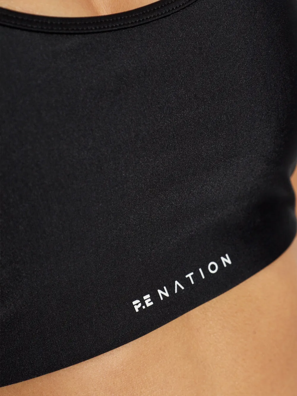 P.E Nation Fairmont racerback top Zwart