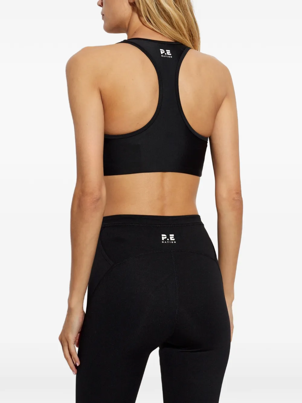 P.E Nation Fairmont racerback top Zwart