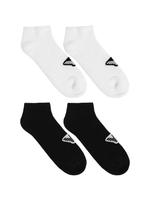Emporio Armani logo-print two-pack socks (set of two)