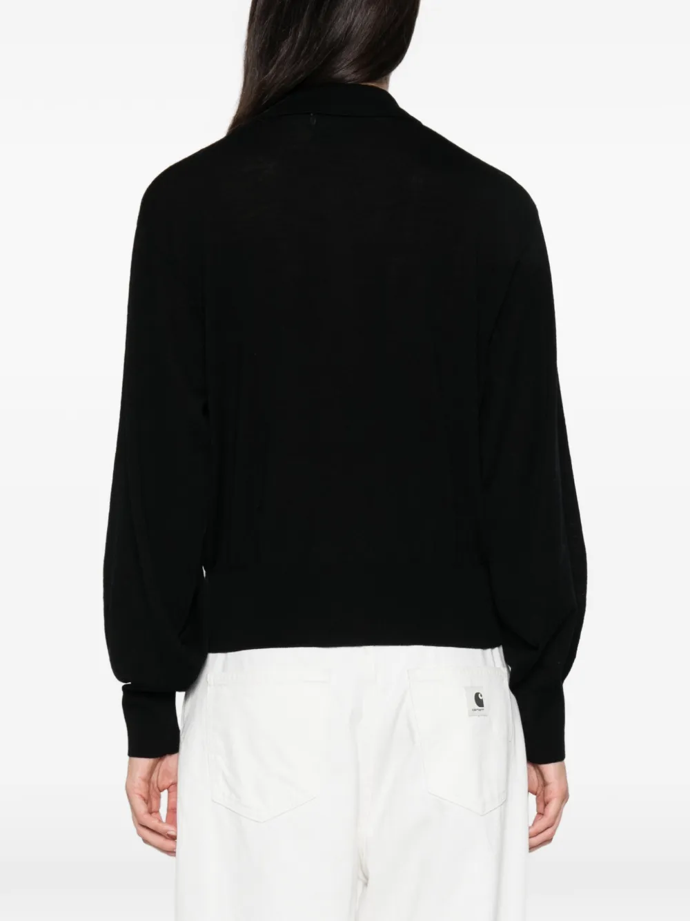 Polo Ralph Lauren button-up polo cardigan Zwart
