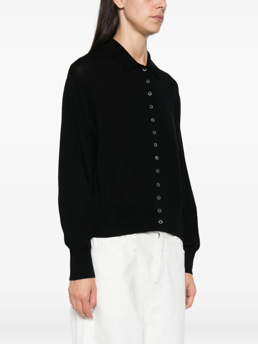 Polo Ralph Lauren button-up polo cardigan Zwart