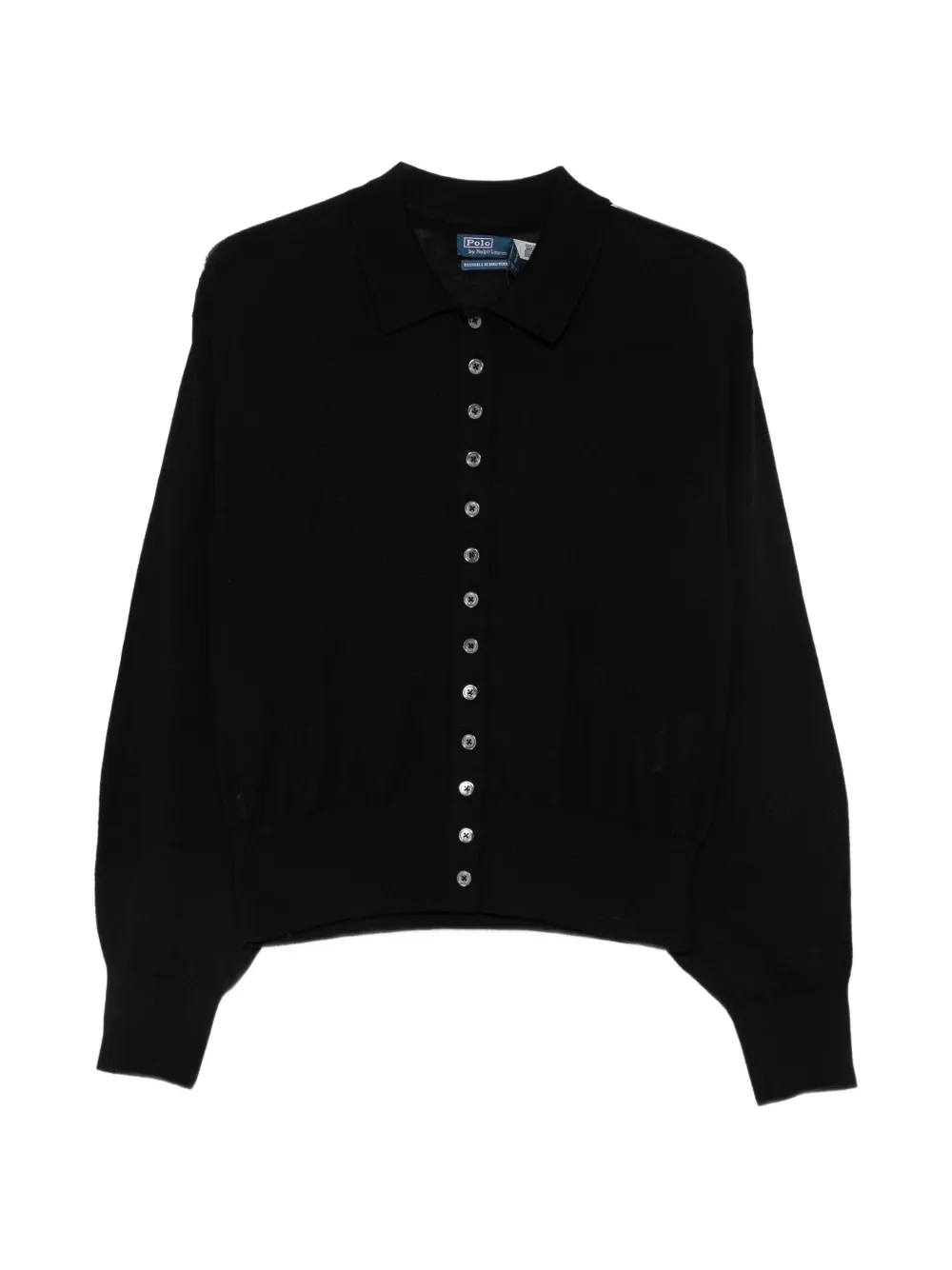 Polo Ralph Lauren button-up polo cardigan Zwart