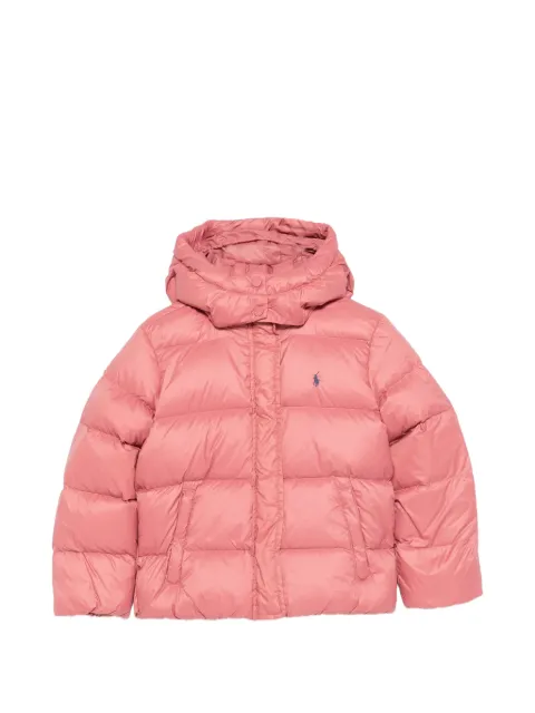 POLO RALPH LAUREN KIDS quilted hooded jacket