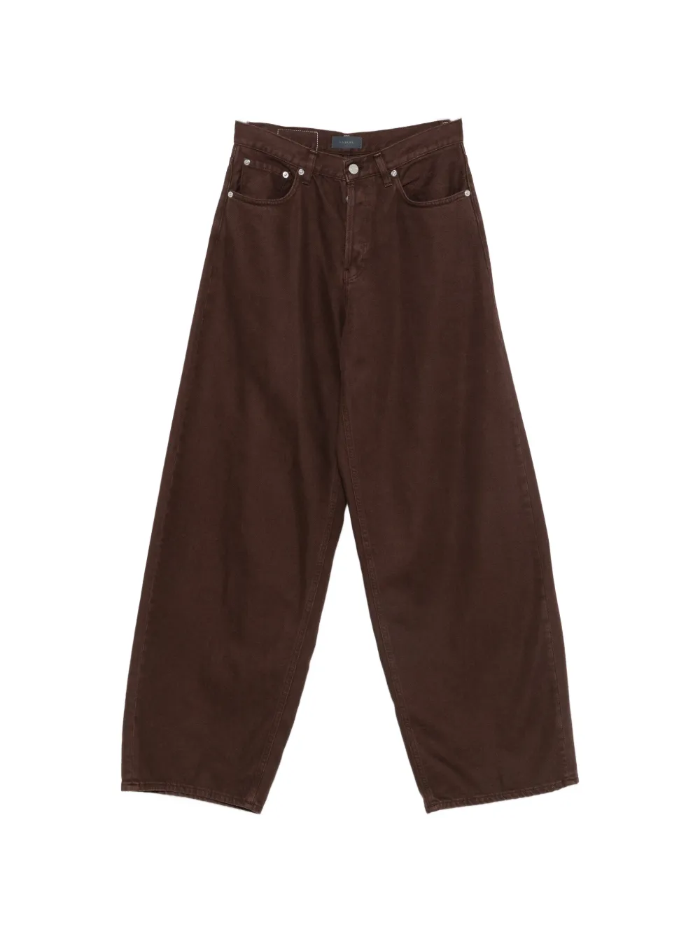 Haikure wide-leg jeans - Marrone