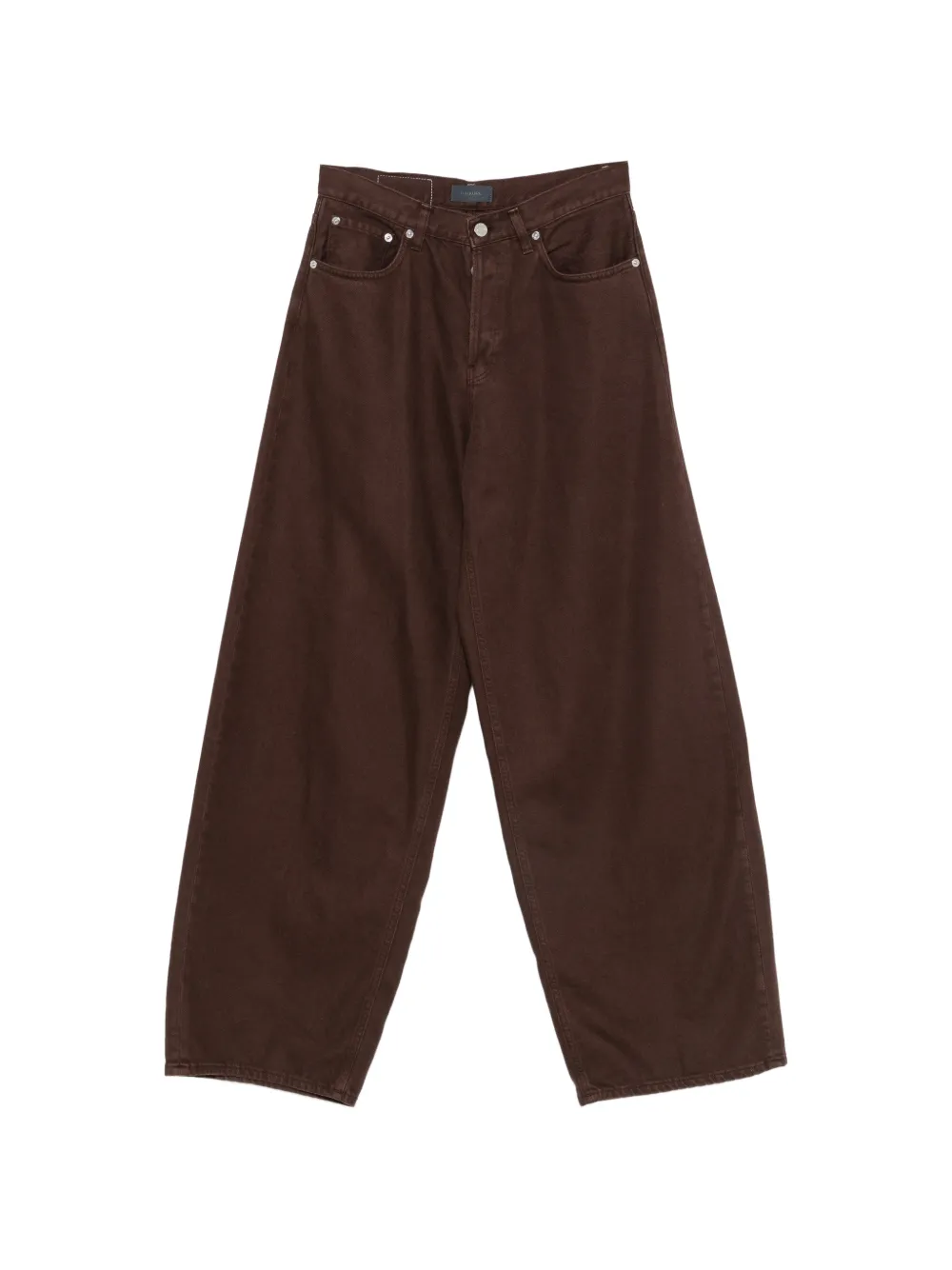 Haikure wide-leg jeans - Marrone