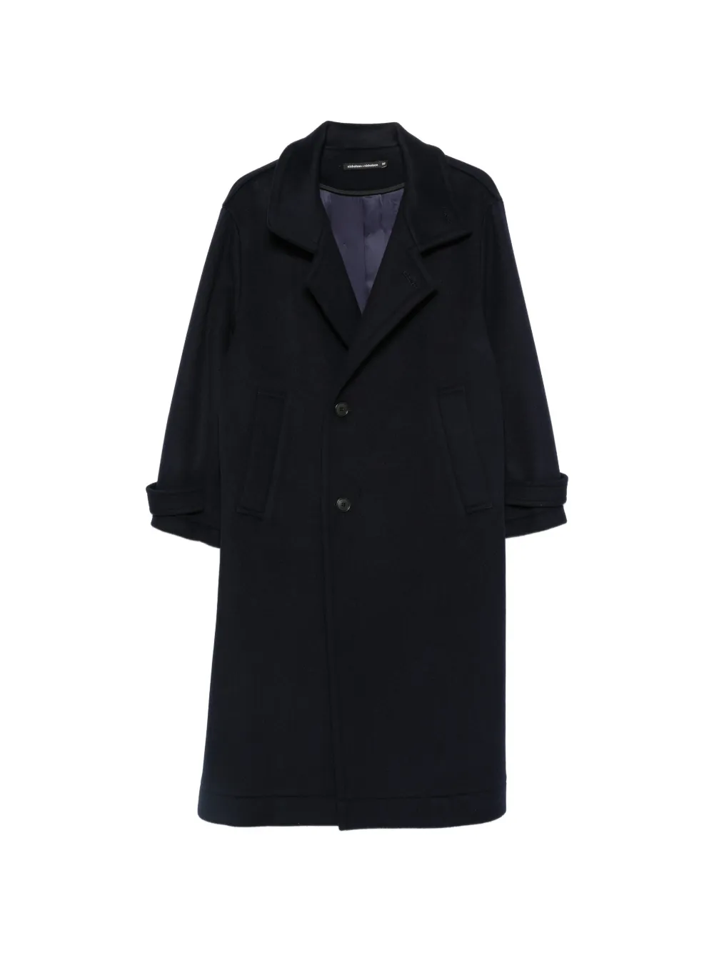 nicholson & nicholson button-up collared coat