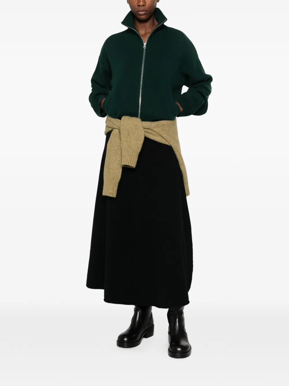 extreme cashmere Kasjmier trui Groen