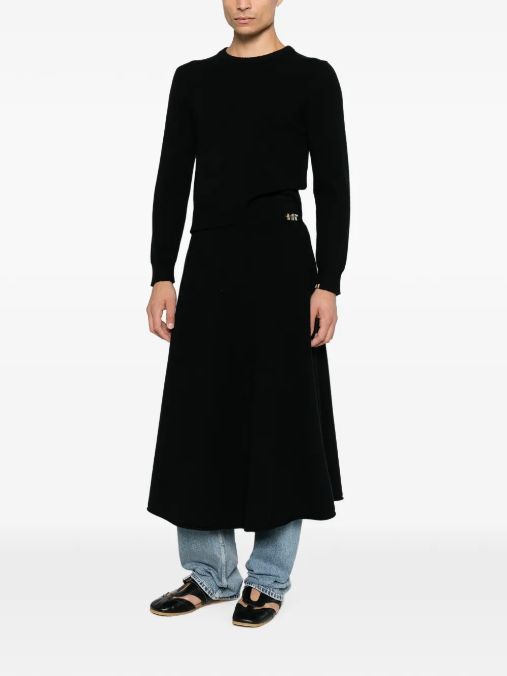 extreme cashmere Jeanne kasjmier trui Zwart