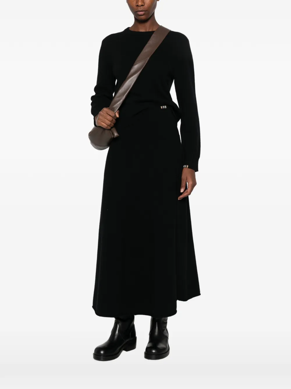extreme cashmere Jeanne kasjmier trui Zwart