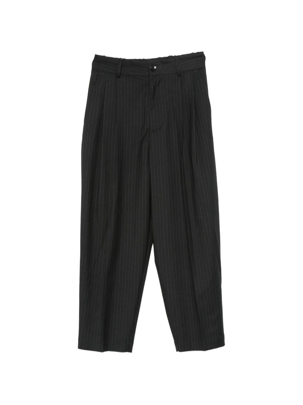 nicholson & nicholson pinstripe pleated tailored trousers