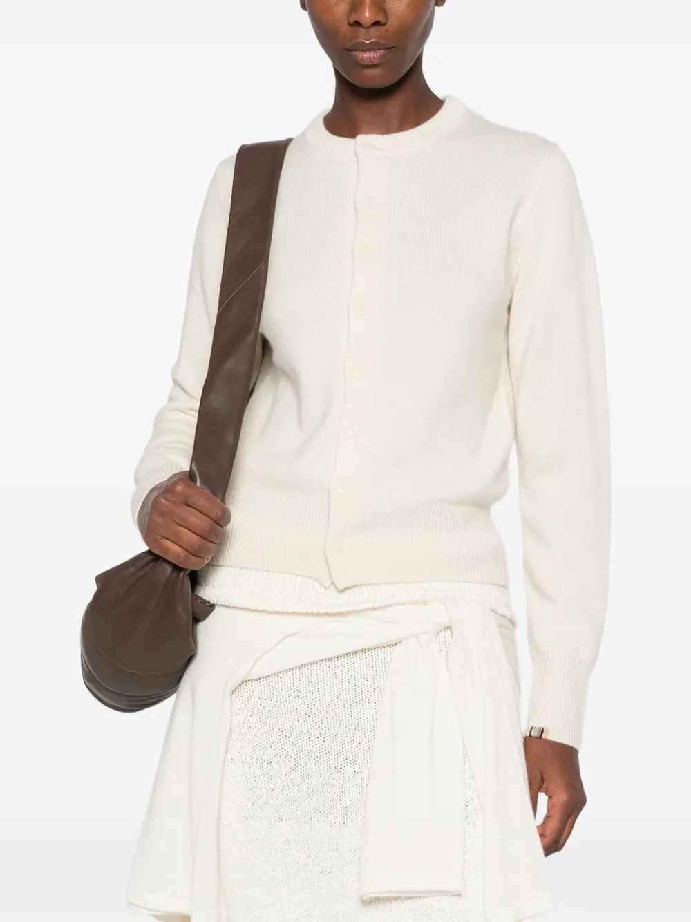 extreme cashmere Wollen vest Beige