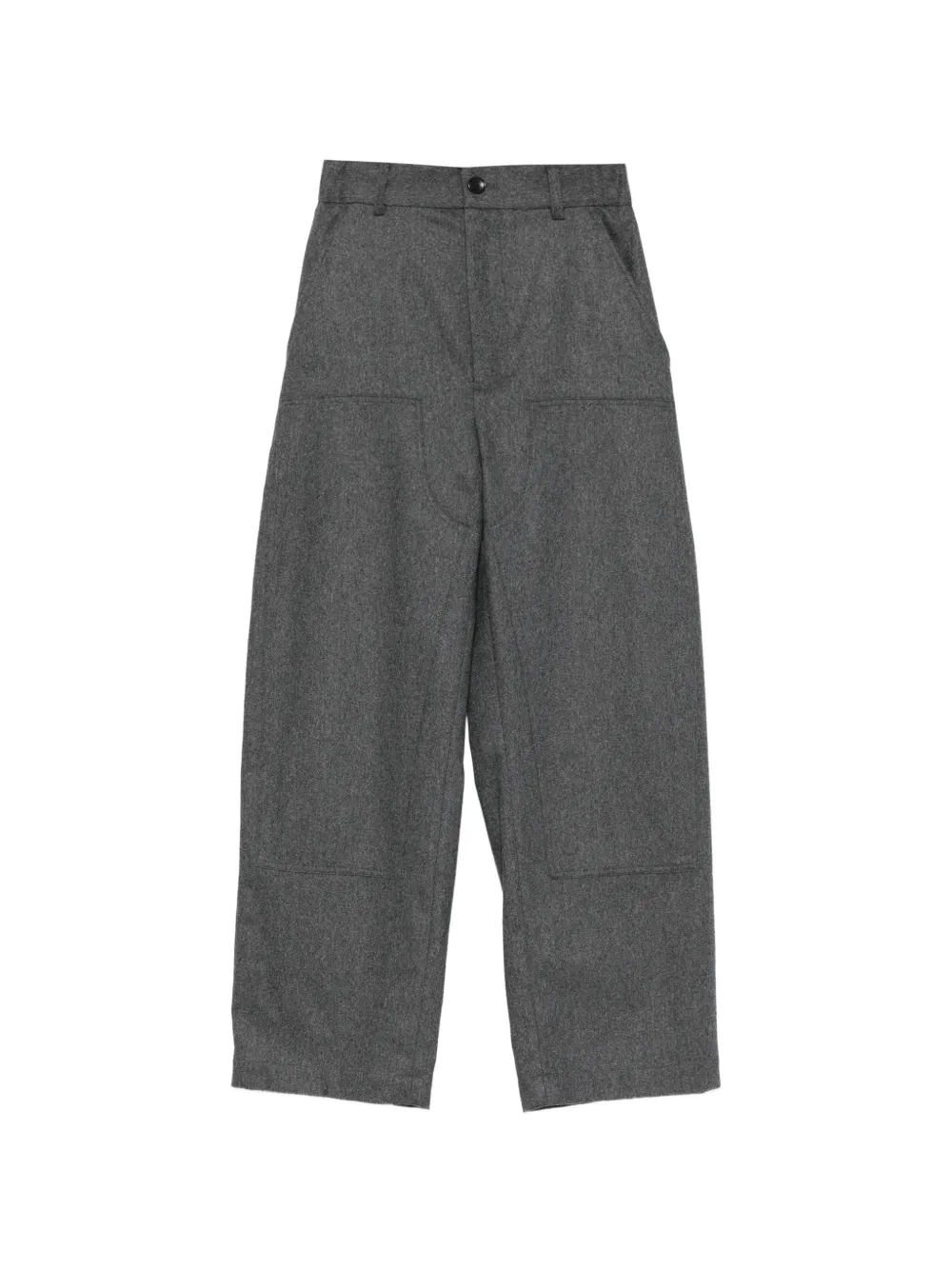 nicholson & nicholson Holt patch-pocket elasticated-waist trousers