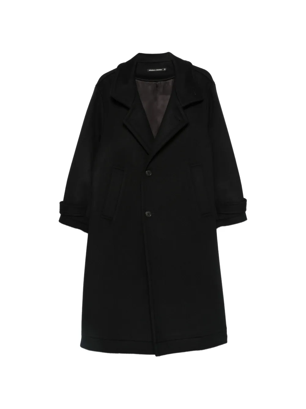 nicholson & nicholson button-up high-neck coat