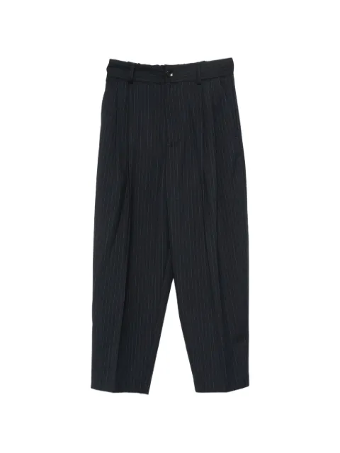 nicholson & nicholson pinstripe-pattern tailored trousers