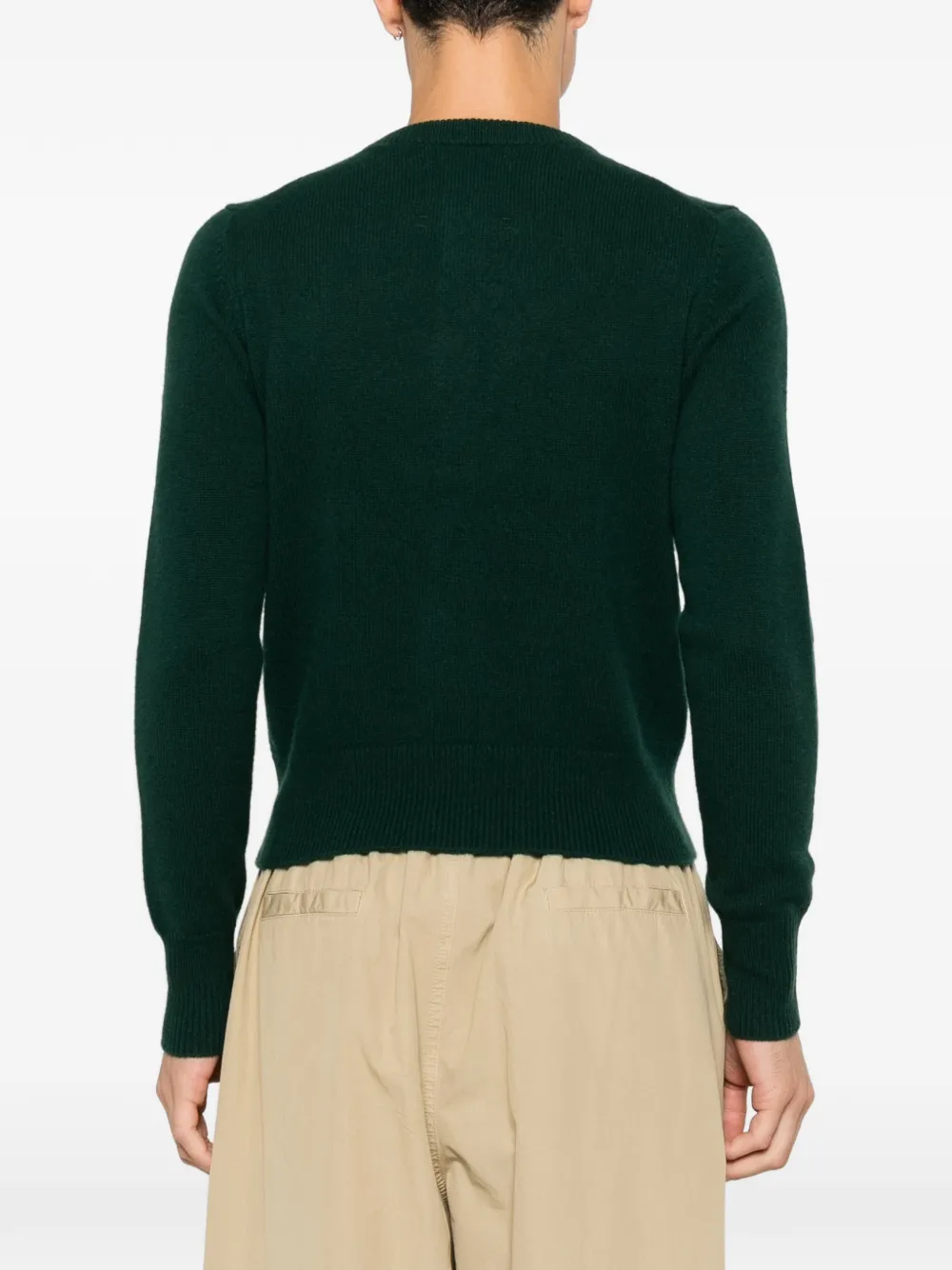 extreme cashmere Little Lamb cardigan Groen