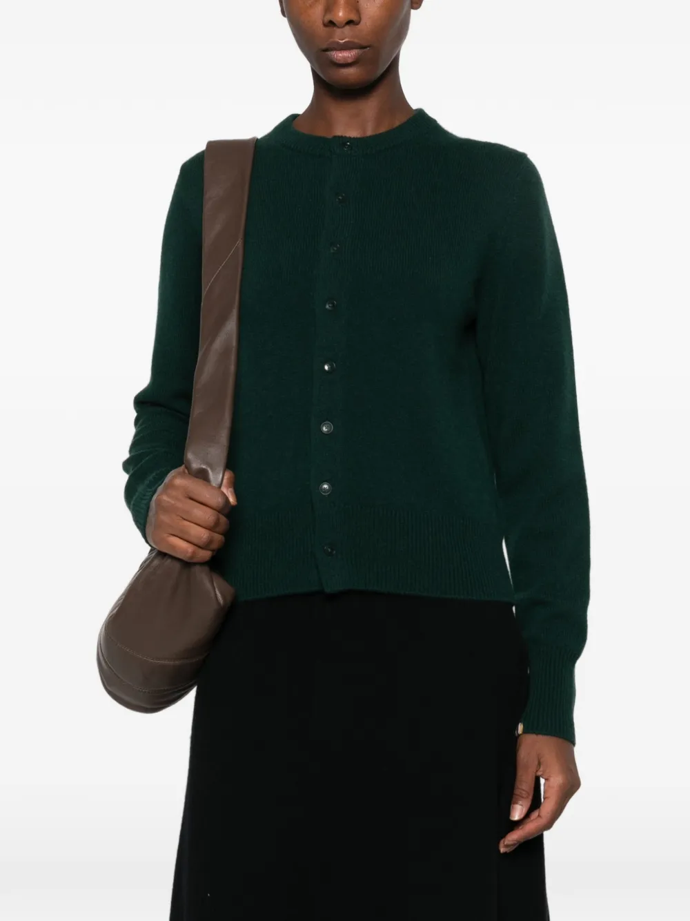 extreme cashmere Little Lamb cardigan Groen