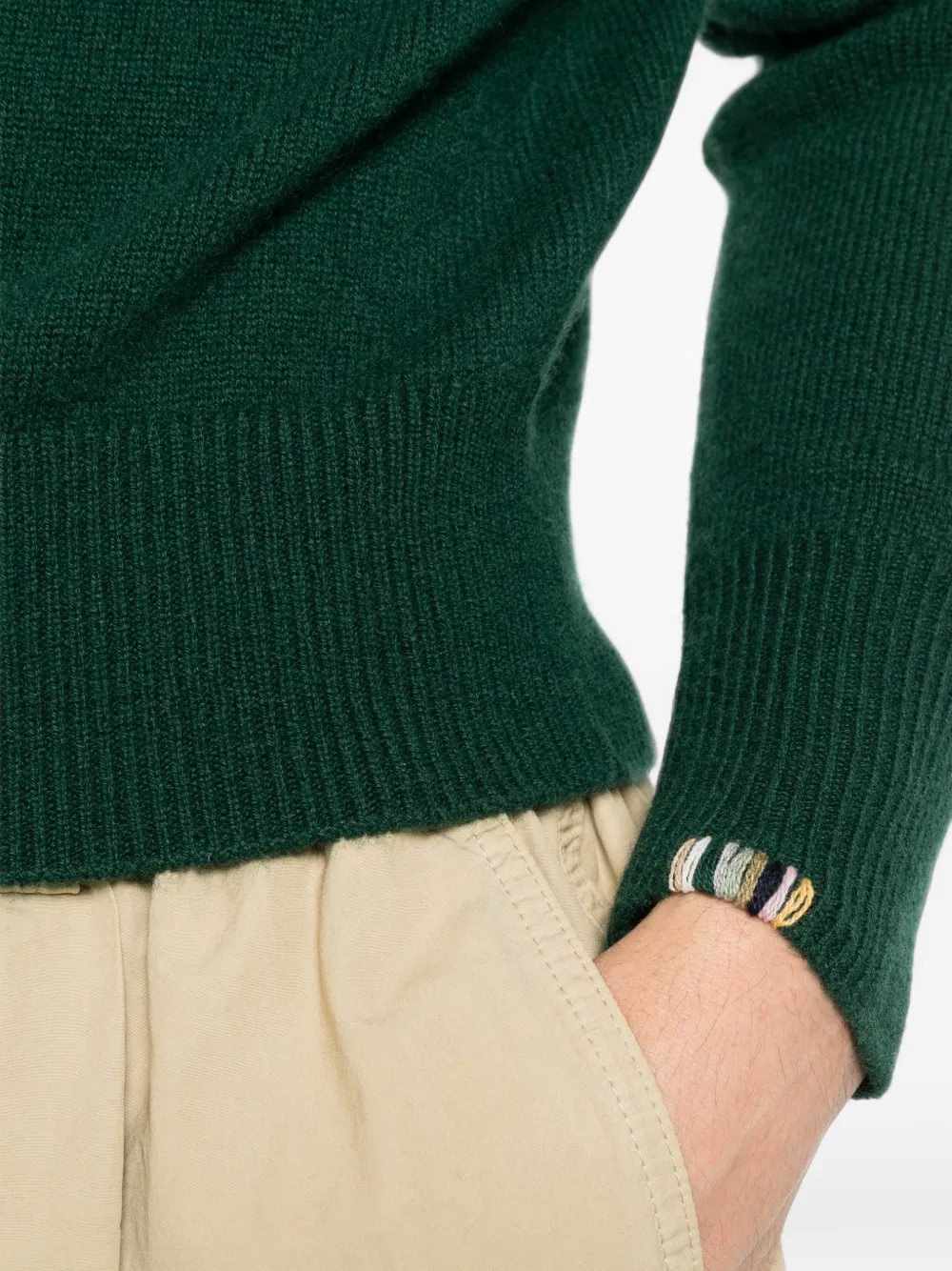 extreme cashmere Little Lamb cardigan Groen
