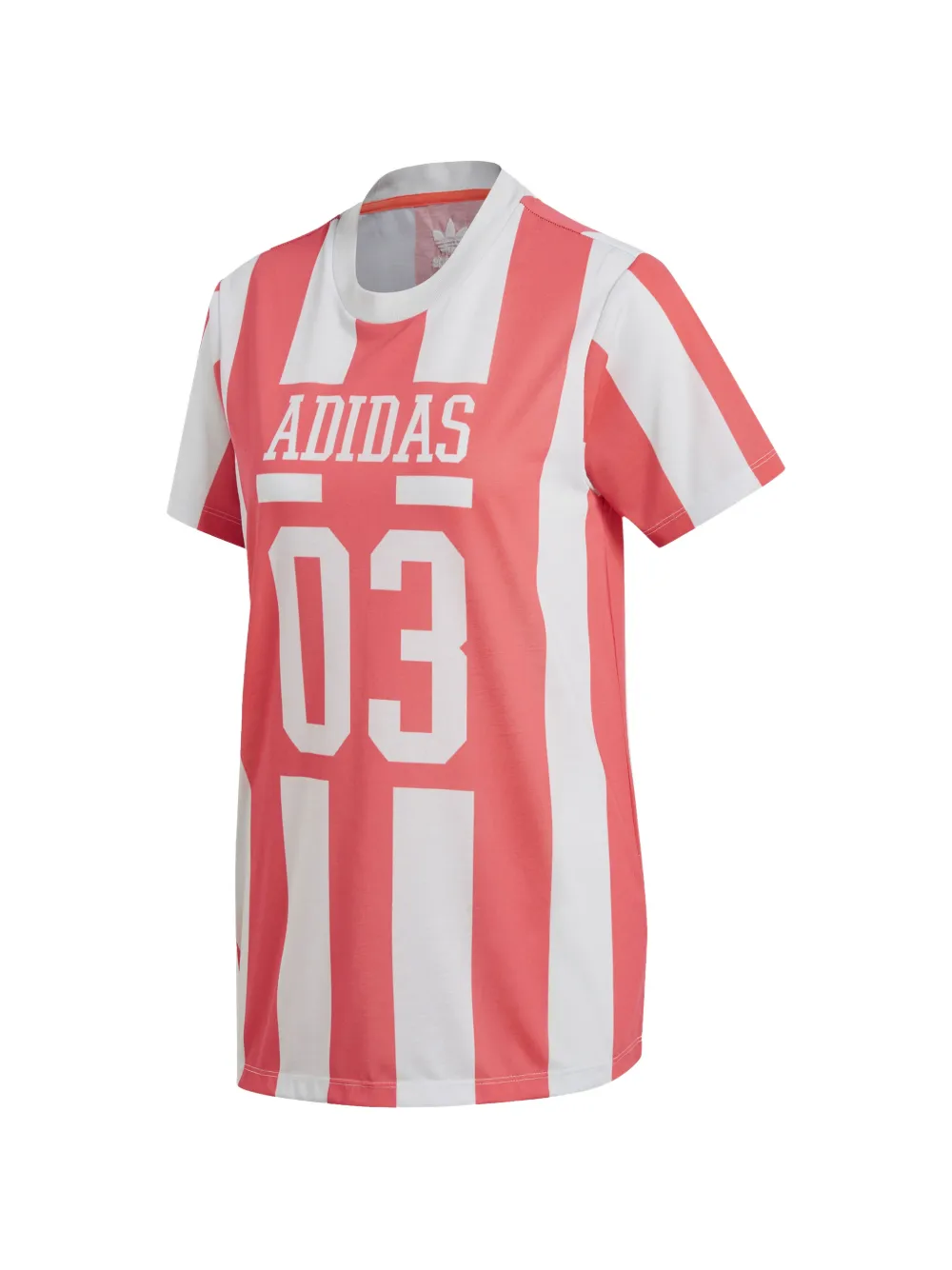 adidas Originals Varsity gestreept T-shirt Roze