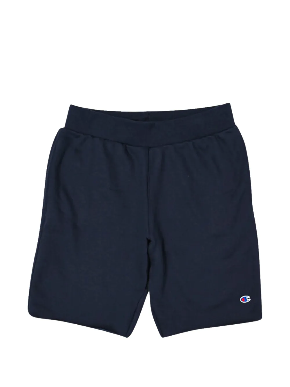Champion logo-patch fleece shorts - Blu