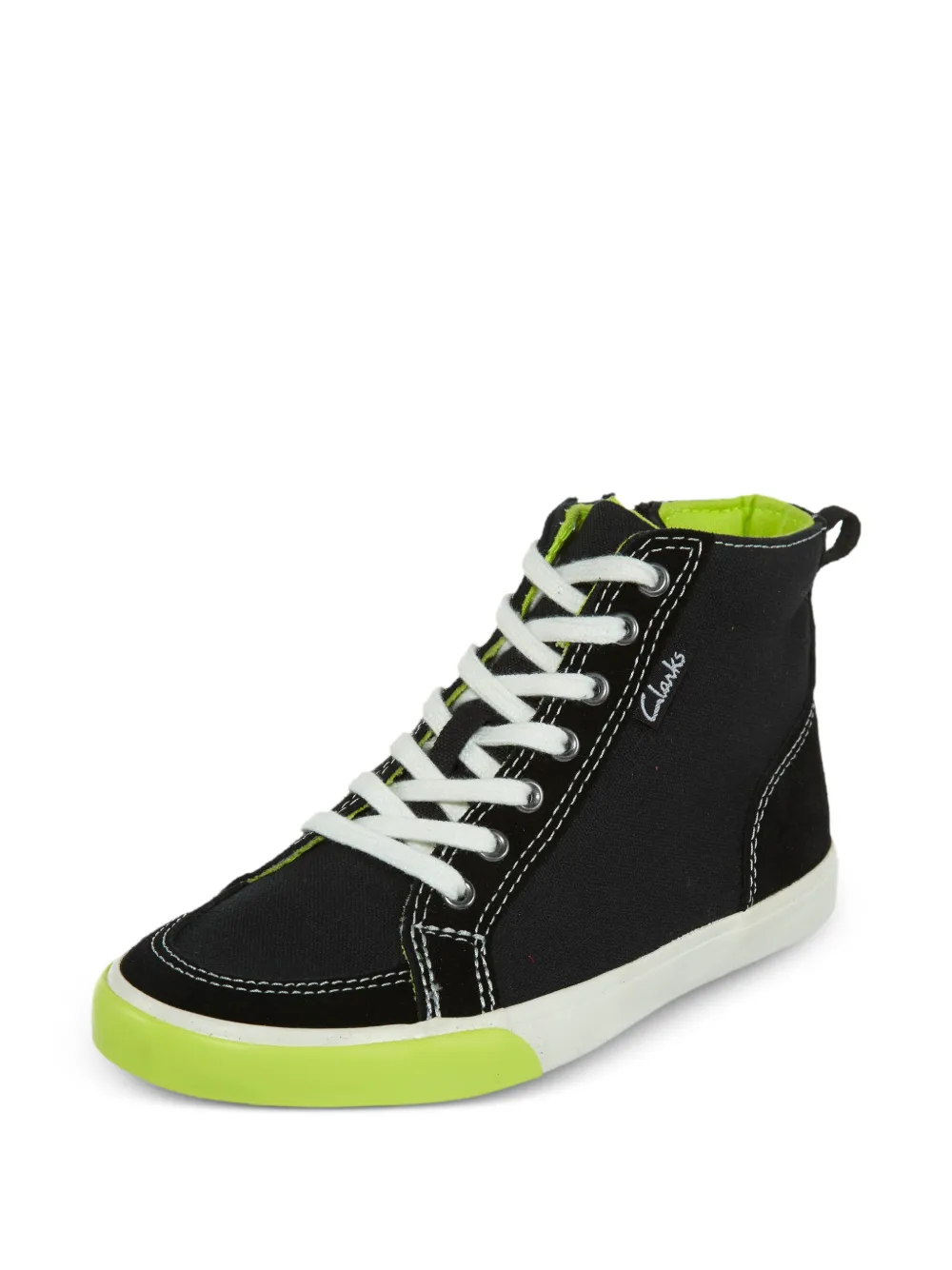 Clarks Kids Club Pop high-top sneakers - Nero