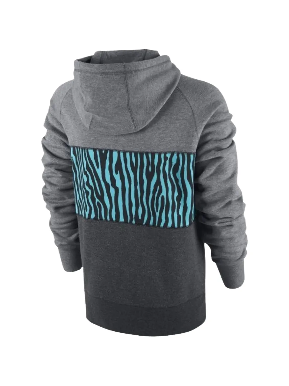 Nike LeBron James hoodie met Safari-print Grijs