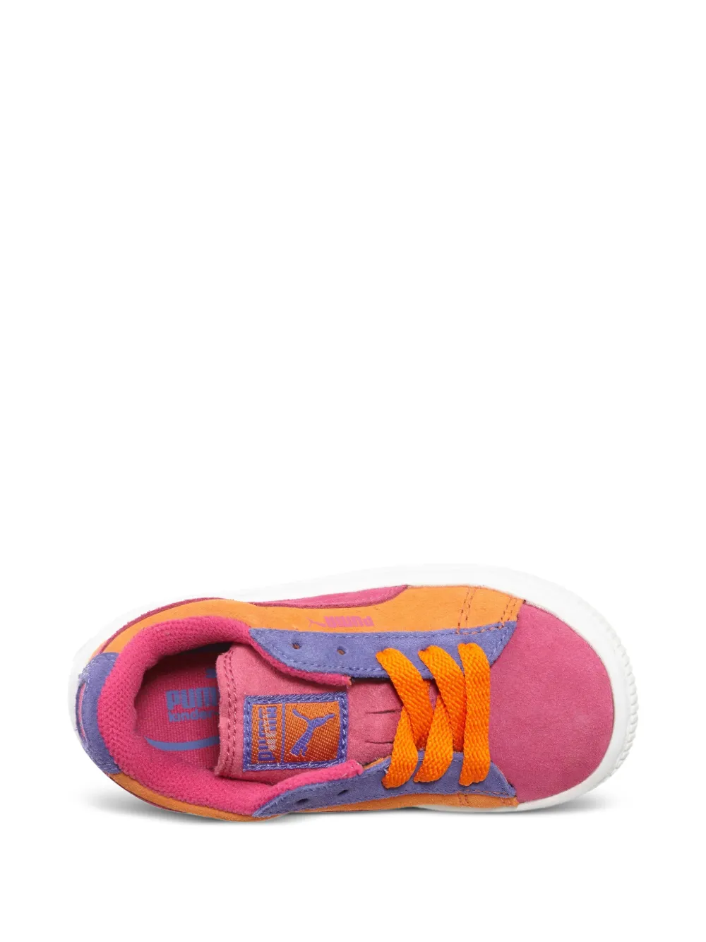 Puma Kids Suede low-top sneakers Paars