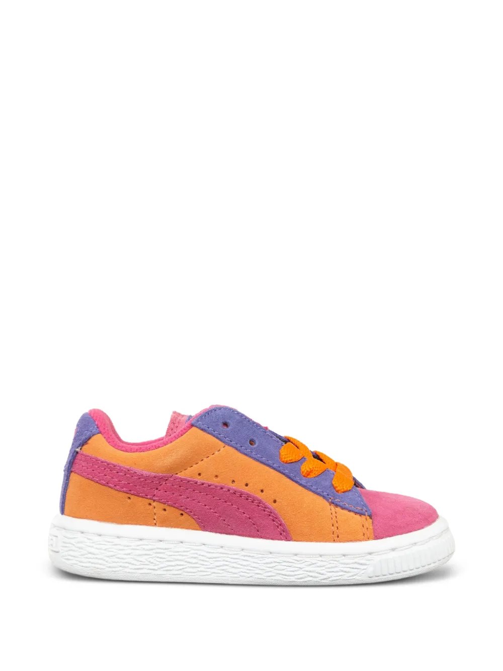 Puma Kids Suede low-top sneakers Paars