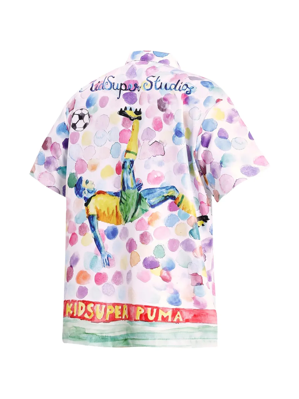 PUMA x KidSuper Studios overhemd met print Wit