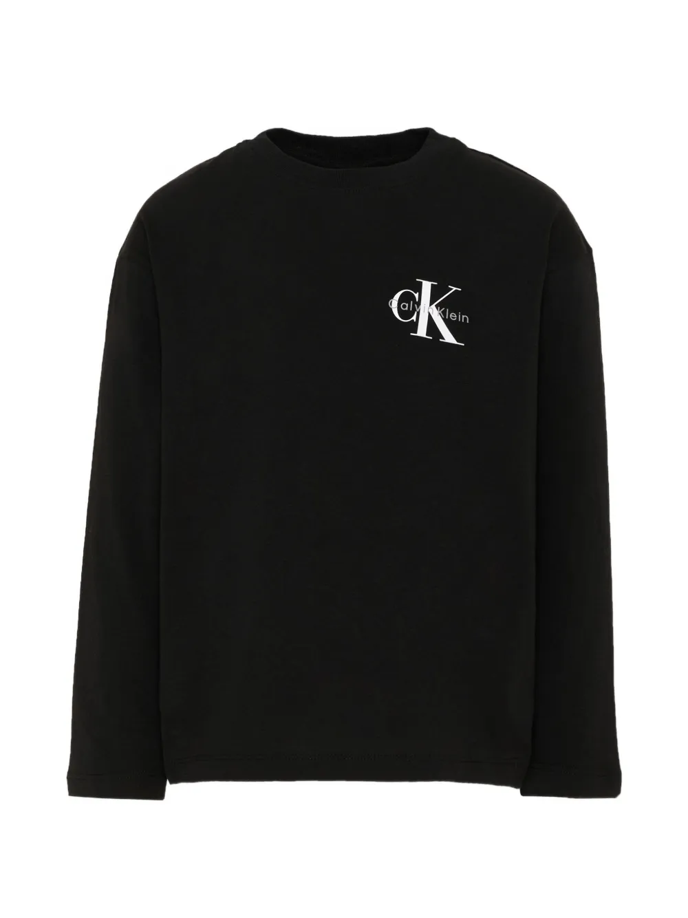 Calvin Klein Kids logo-print long-sleeve T-shirt - Nero