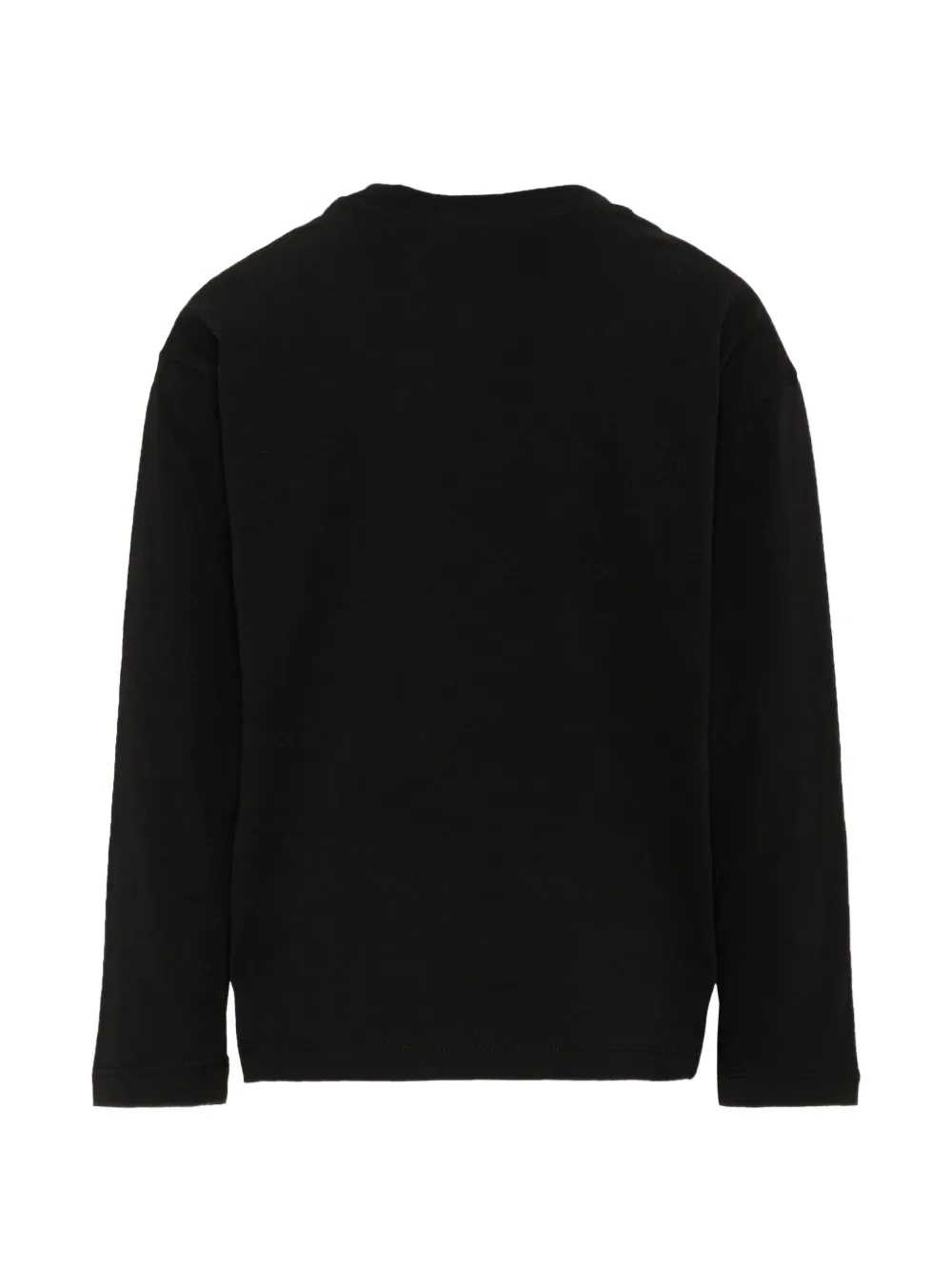 Calvin Klein Kids logo-print long-sleeve T-shirt Zwart
