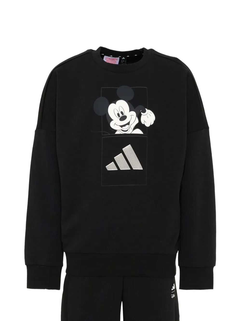 adidas Kids Disney Mickey Mouse graphic-print tracksuit Zwart