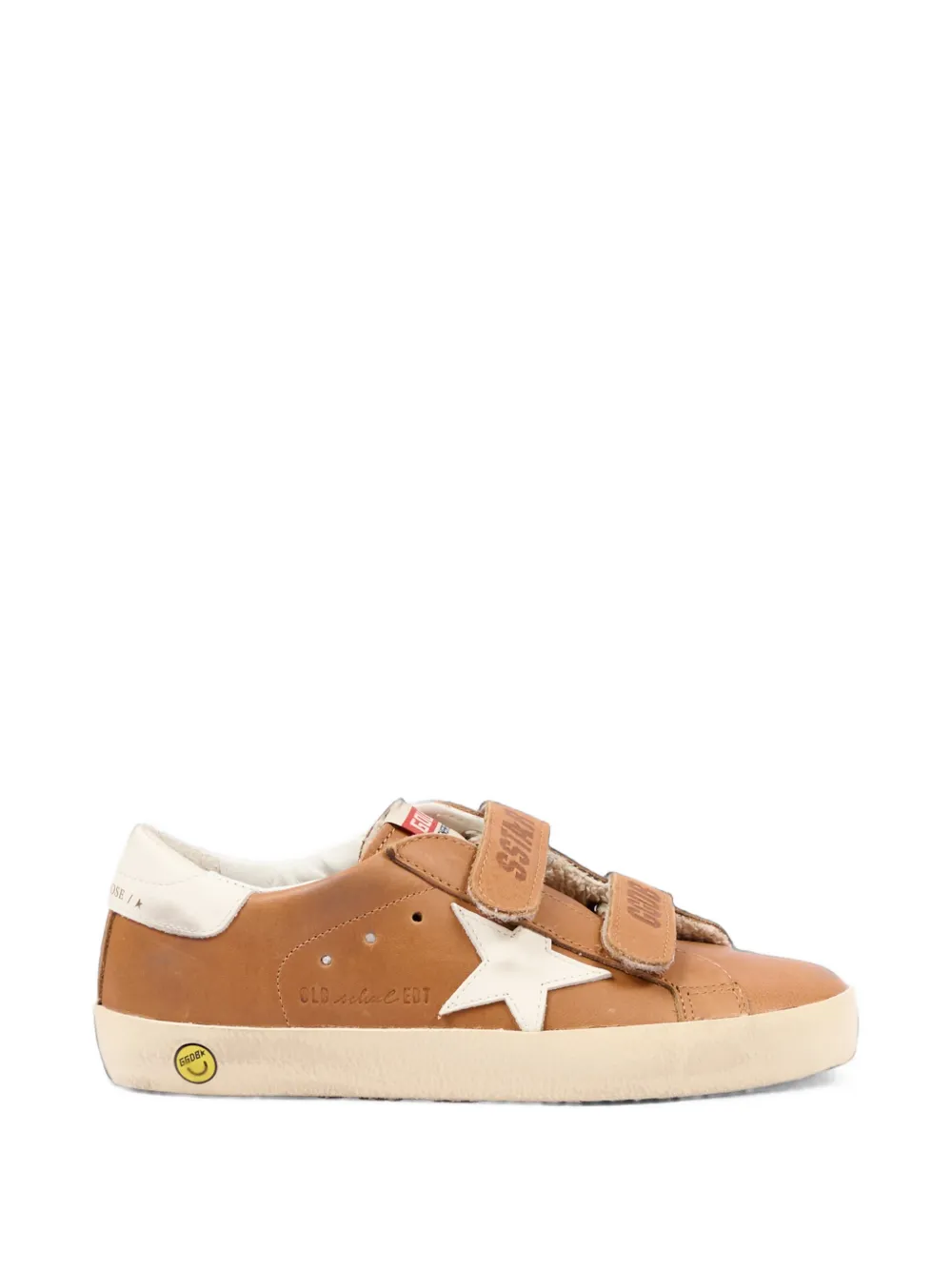 Golden Goose Kids Old School touch-strap sneakers Bruin