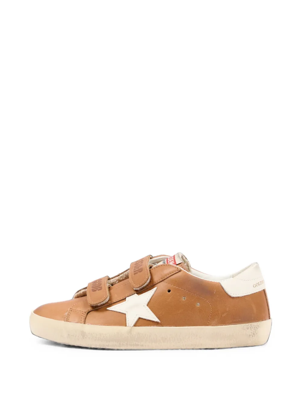 Golden Goose Kids Old School touch-strap sneakers Bruin