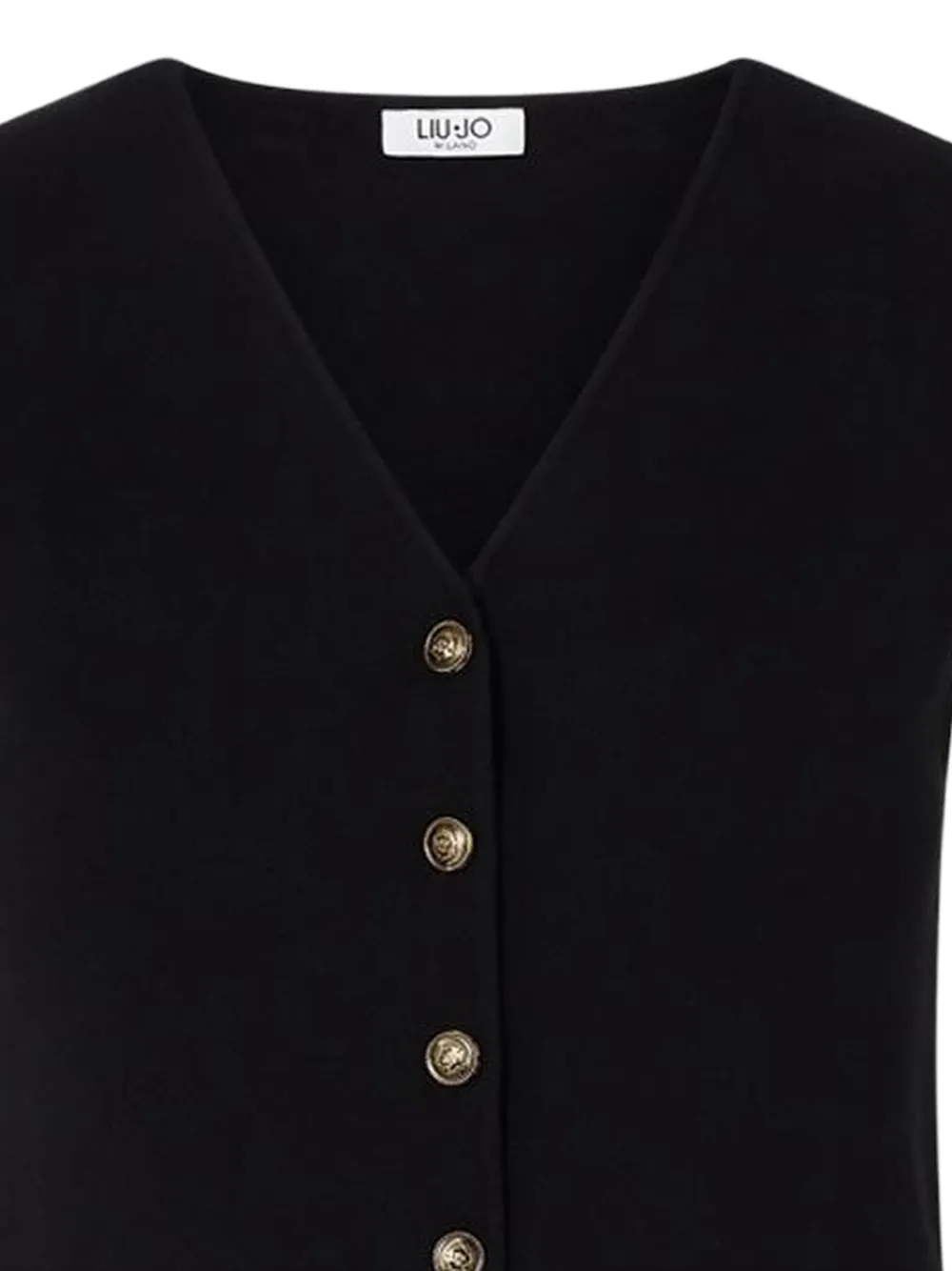 LIU JO Gebreid gilet Zwart