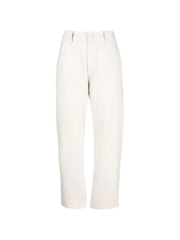 Citizens of Humanity Louise Tapered Trousers in Neutrals