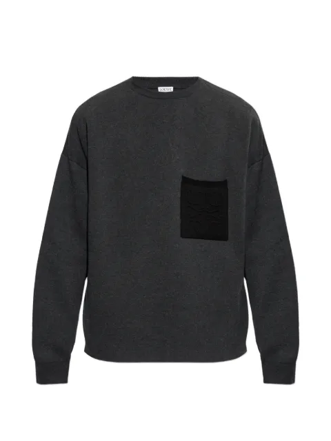 LOEWE Anagram-patch sweater