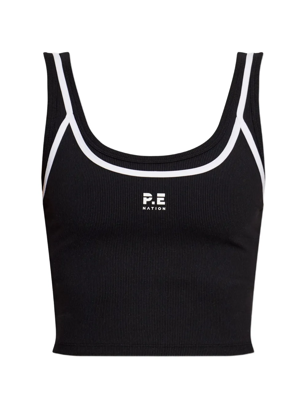 P.E Nation Forward ribbed-knit top