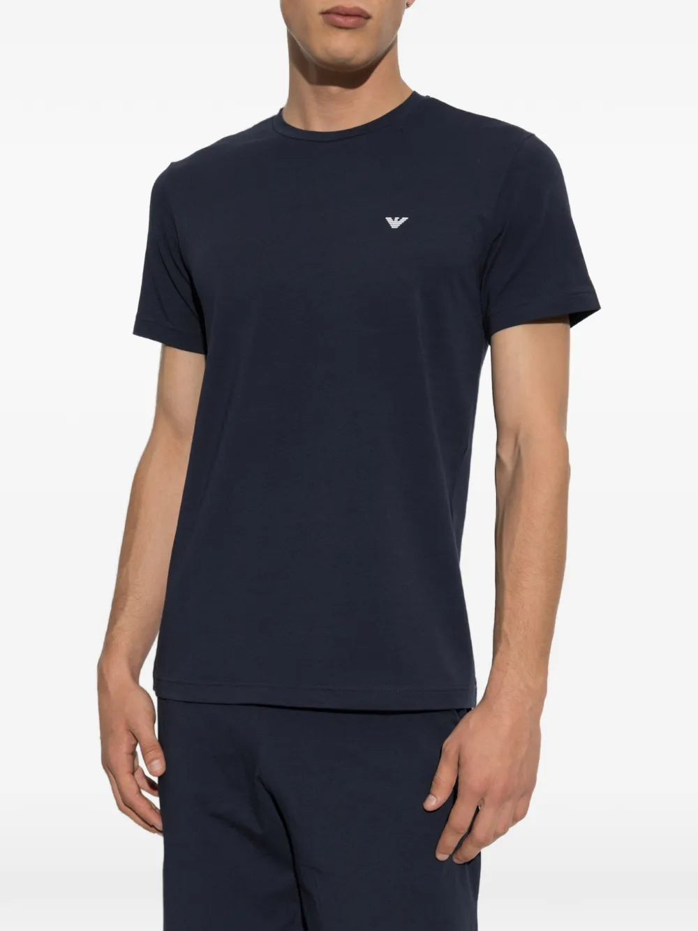 Emporio Armani Pyjama met logoband Blauw