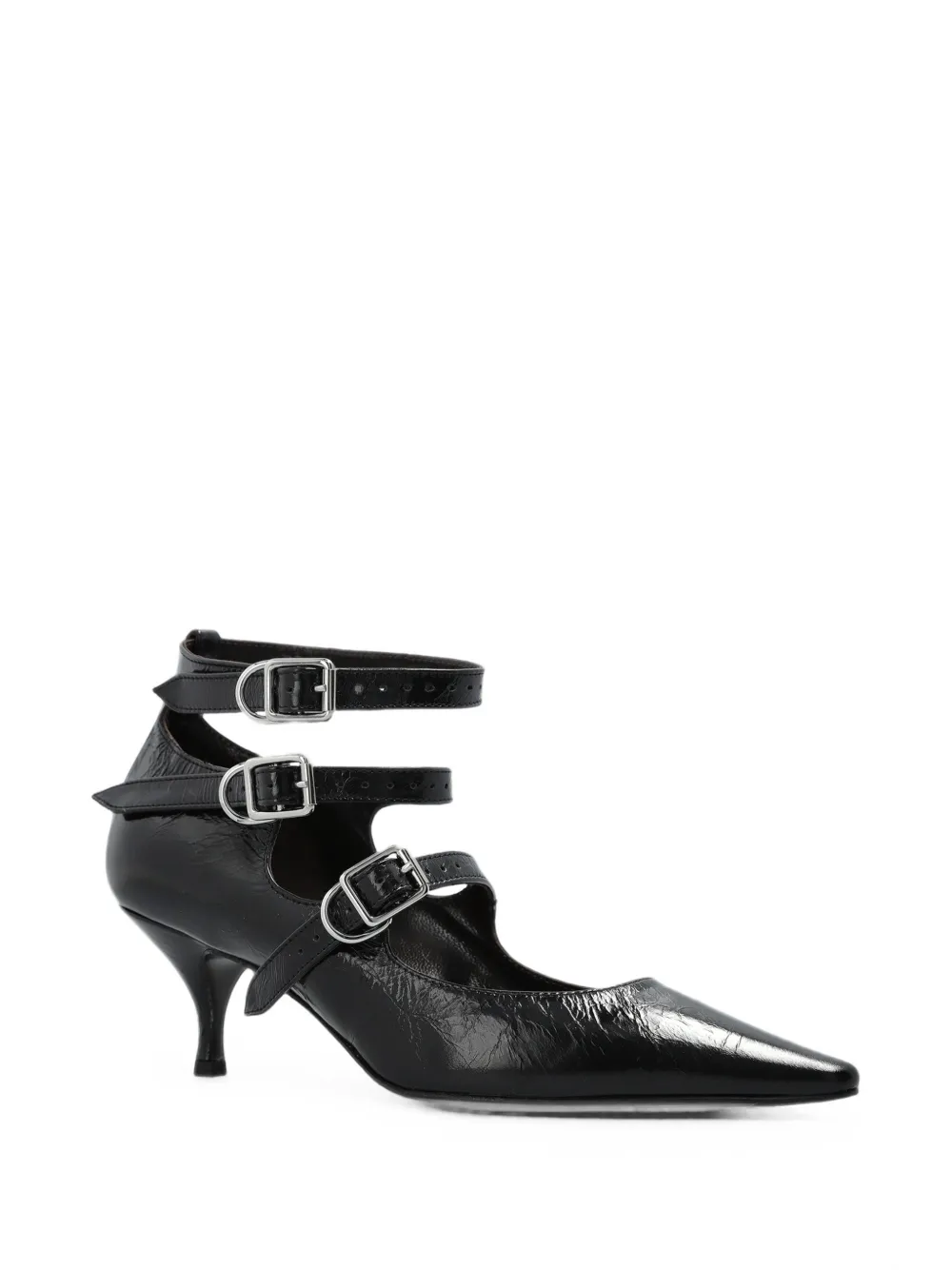 Vivienne Westwood Napoli Kitten buckle-strap pumps Zwart