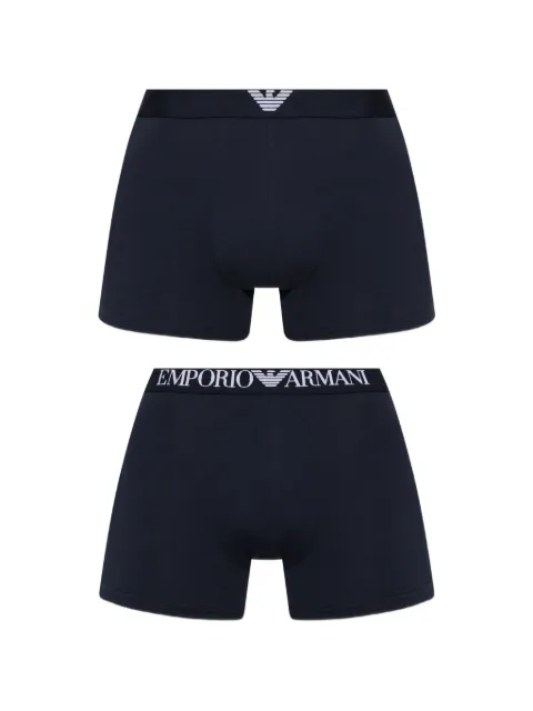 Emporio Armani logo-waistband boxer briefs (set of two)