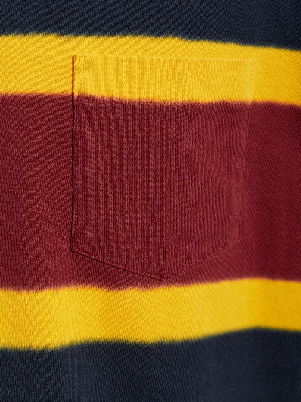 sacai Chusen-dyed cotton T-shirt Blauw