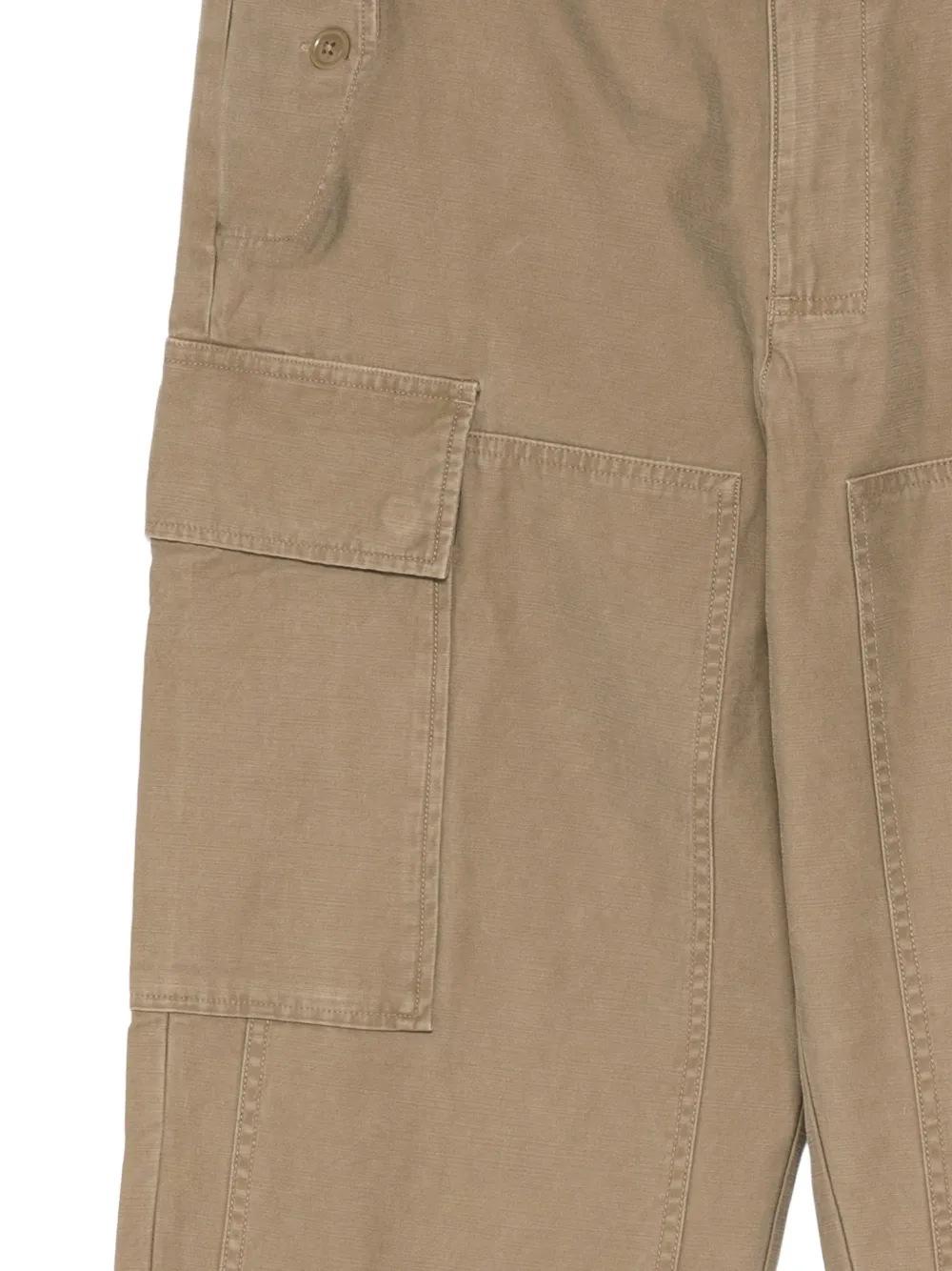 Barbour Barrow cargo broek met slubtextuur Bruin