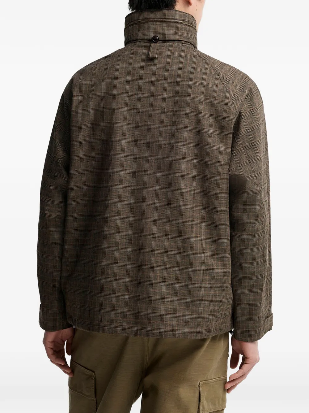 Barbour Transport Ursula check-pattern hooded jacket Bruin