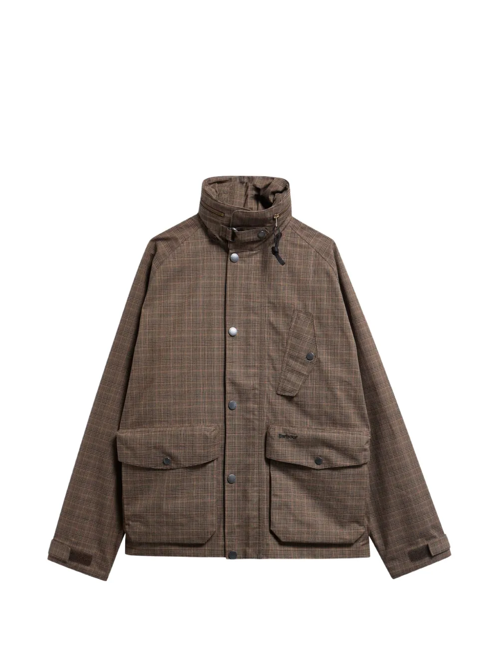Barbour Transport Ursula check-pattern hooded jacket Bruin