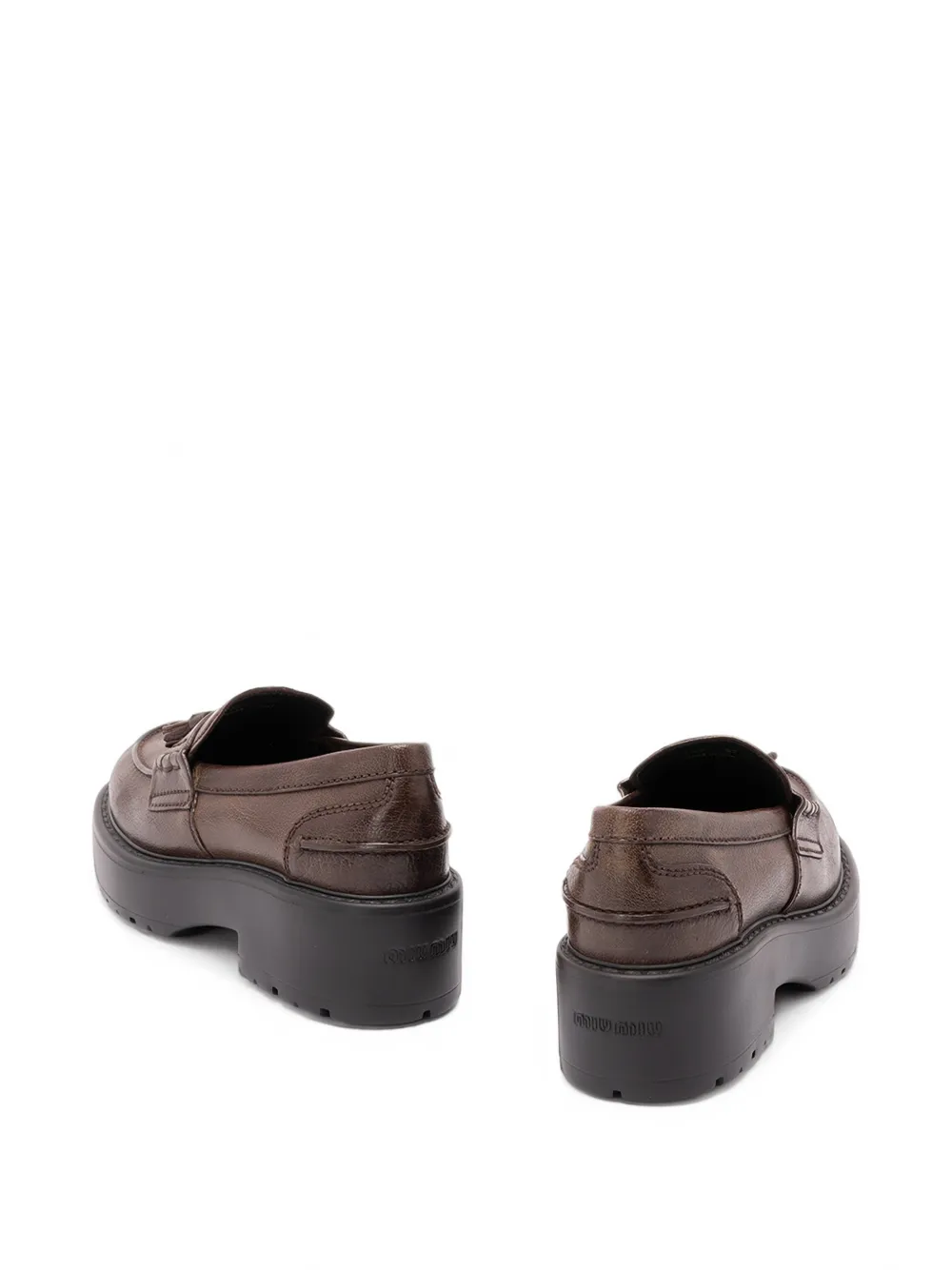Miu tassel-embellished chunky loafers Bruin
