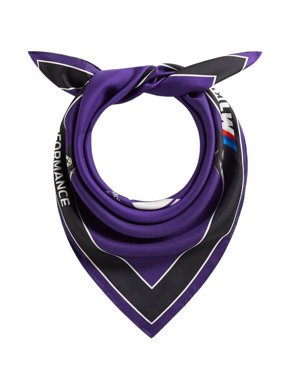 KITH BMW zijden bandana met logoprint Paars